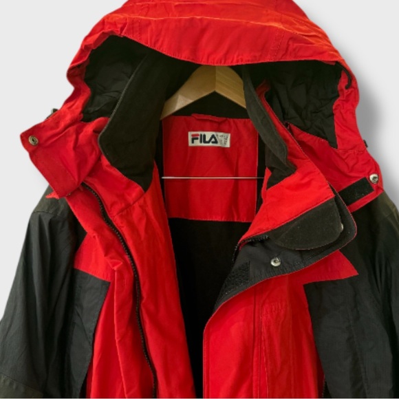 Fila Mens Ski Team Snowsuit | USA XXL | Red + Black |  Red/Blk | $120 - Picture 6 of 12